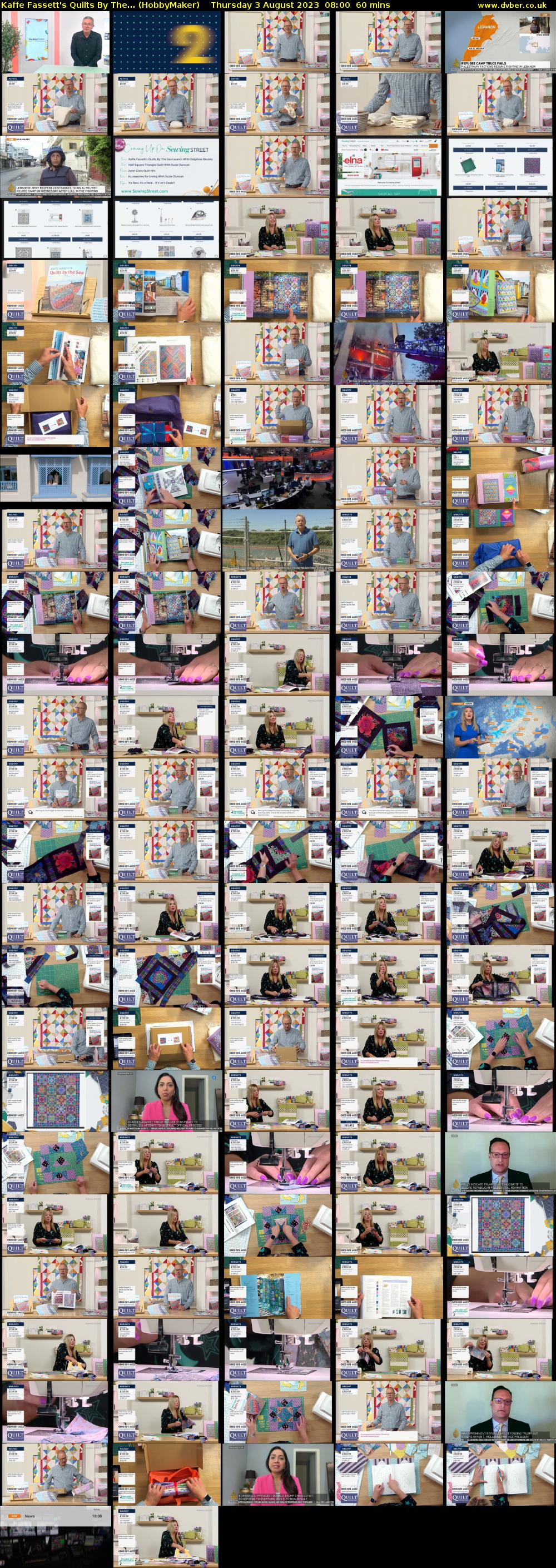 Kaffe Fassett's Quilts By The... (HobbyMaker) Thursday 3 August 2023 08:00 - 09:00