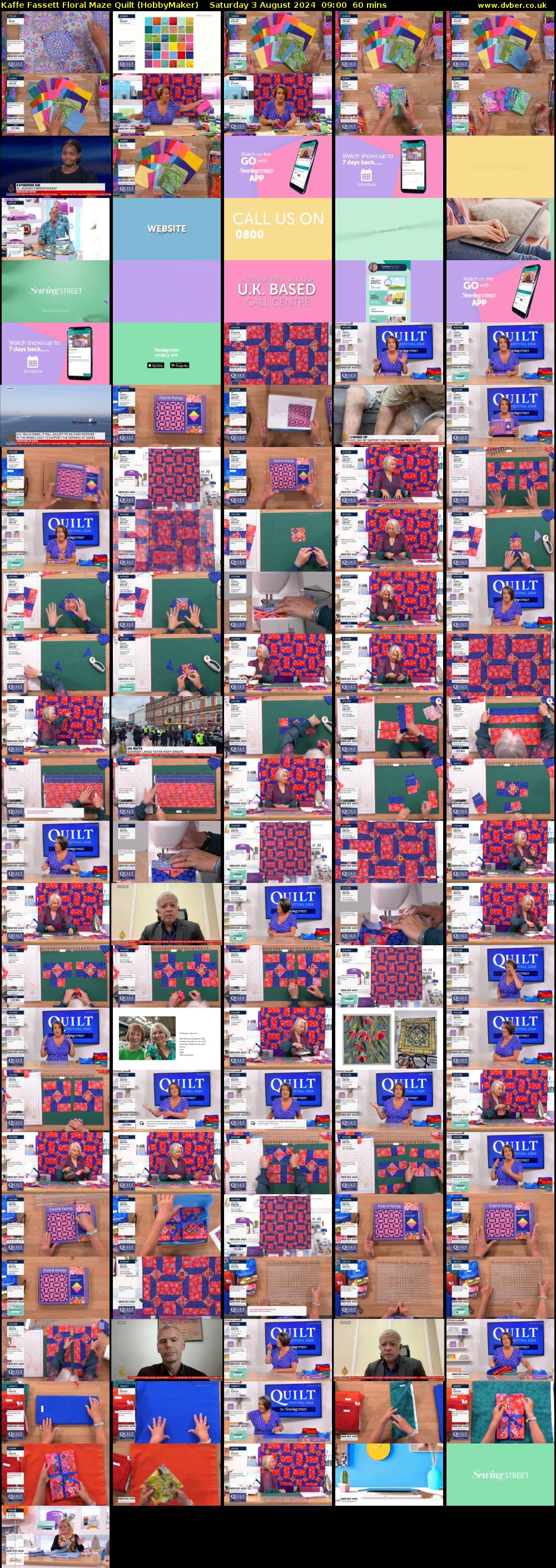 Kaffe Fassett Floral Maze Quilt (HobbyMaker) Saturday 3 August 2024 09:00 - 10:00