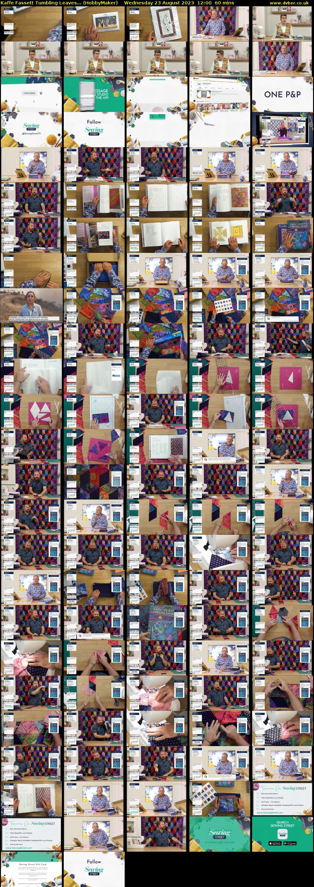 Kaffe Fassett Tumbling Leaves... (HobbyMaker) Wednesday 23 August 2023 12:00 - 13:00