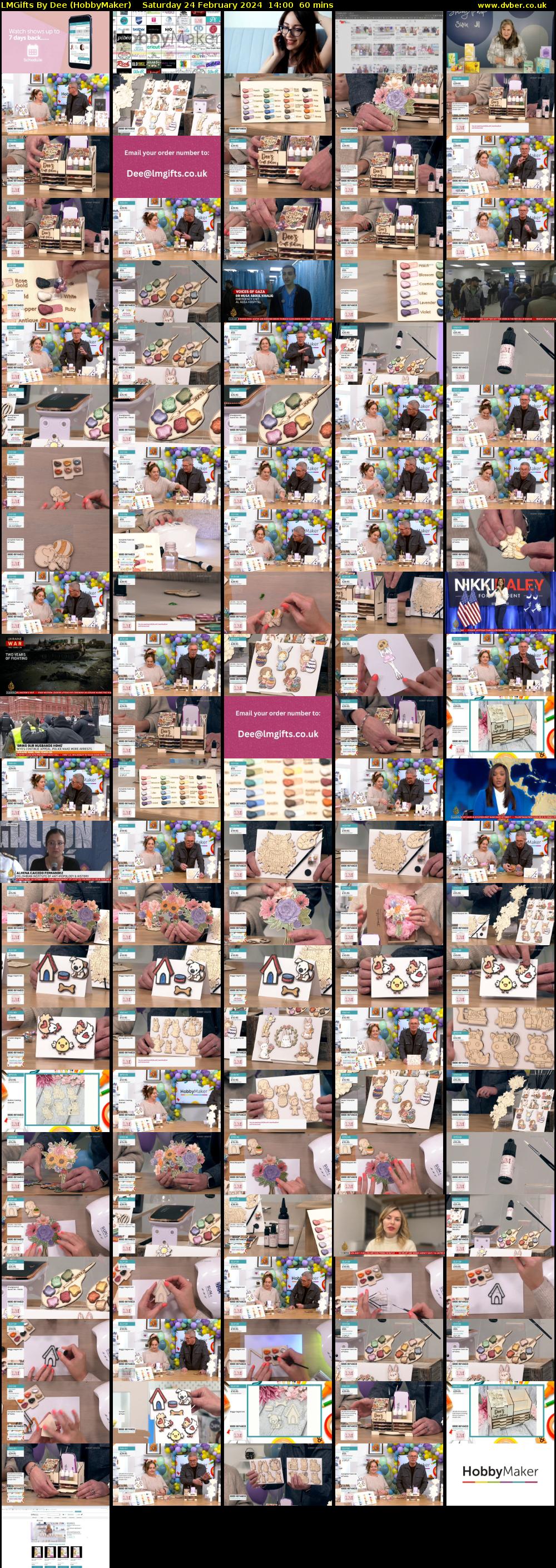 LMGifts By Dee (HobbyMaker) Saturday 24 February 2024 14:00 - 15:00