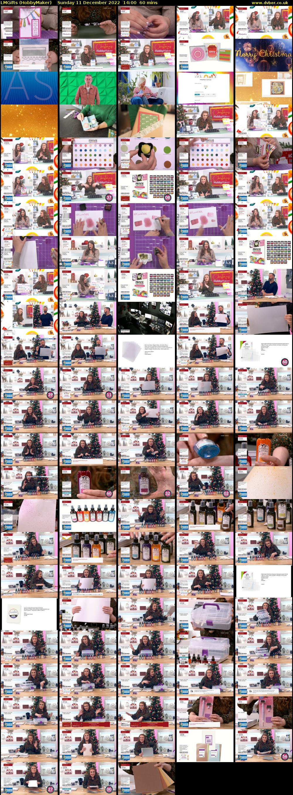 LMGifts (HobbyMaker) Sunday 11 December 2022 14:00 - 15:00