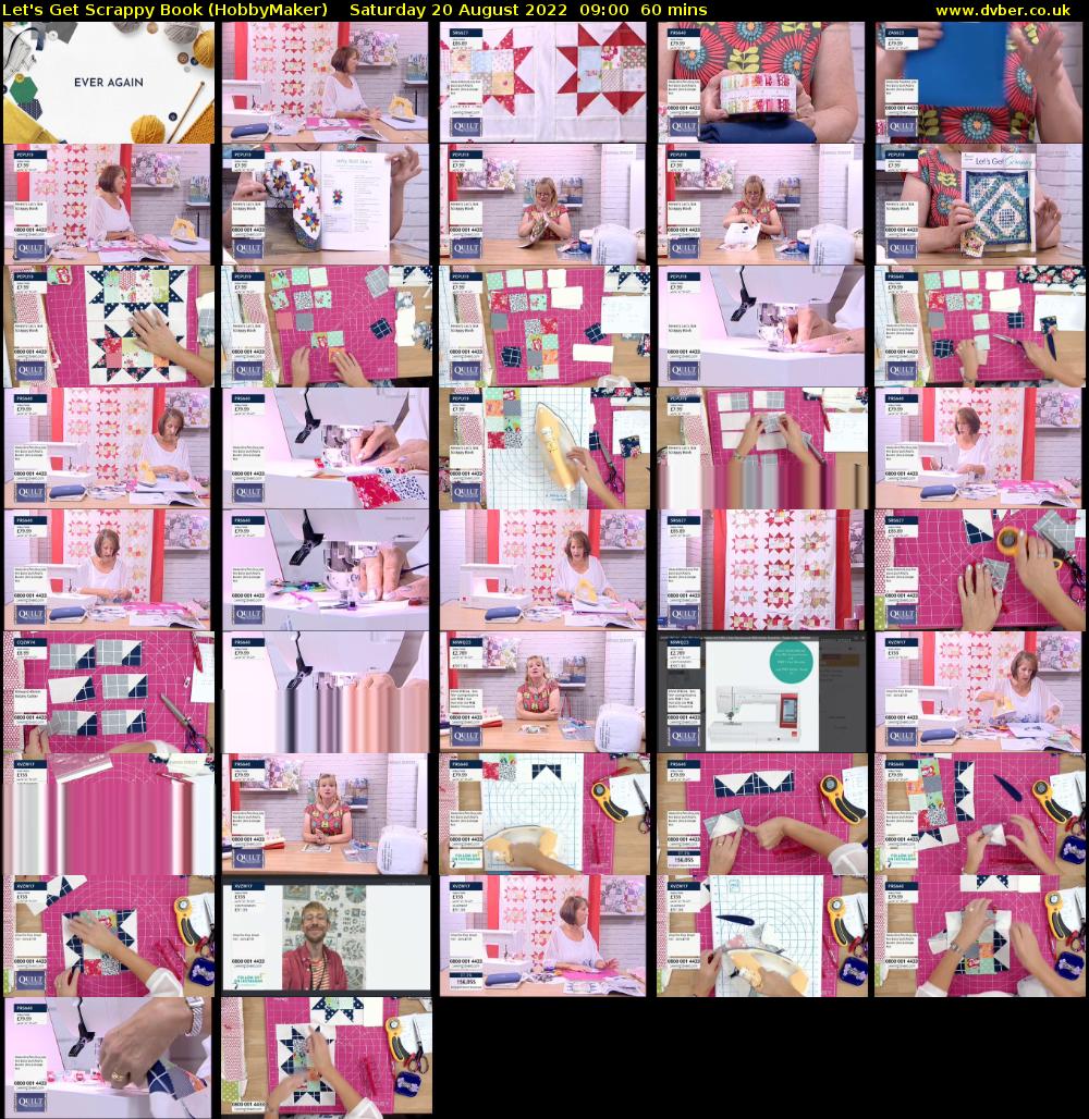 Let's Get Scrappy Book (HobbyMaker) Saturday 20 August 2022 09:00 - 10:00