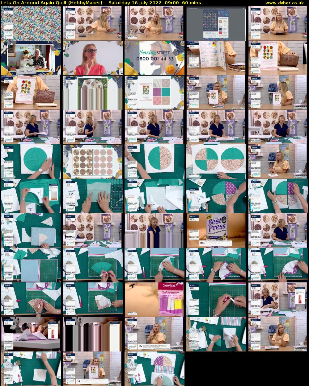 Lets Go Around Again Quilt (HobbyMaker) Saturday 16 July 2022 09:00 - 10:00