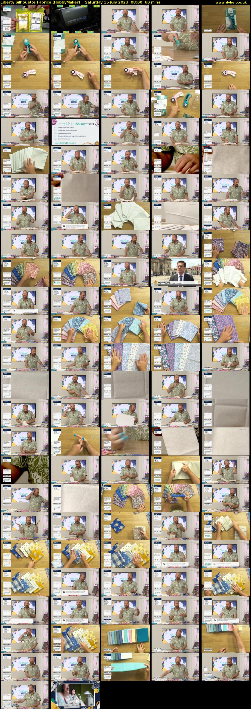 Liberty Silhouette Fabrics (HobbyMaker) Saturday 15 July 2023 08:00 - 09:00