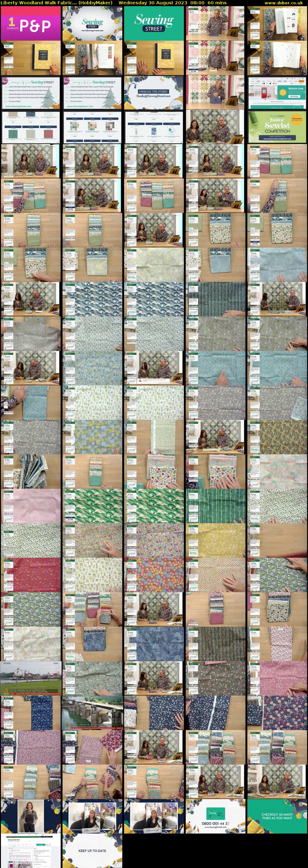 Liberty Woodland Walk Fabric... (HobbyMaker) Wednesday 30 August 2023 08:00 - 09:00