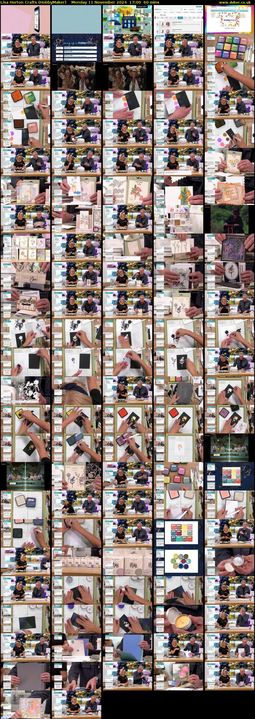 Lisa Horton Crafts (HobbyMaker) Monday 11 November 2024 17:00 - 18:00
