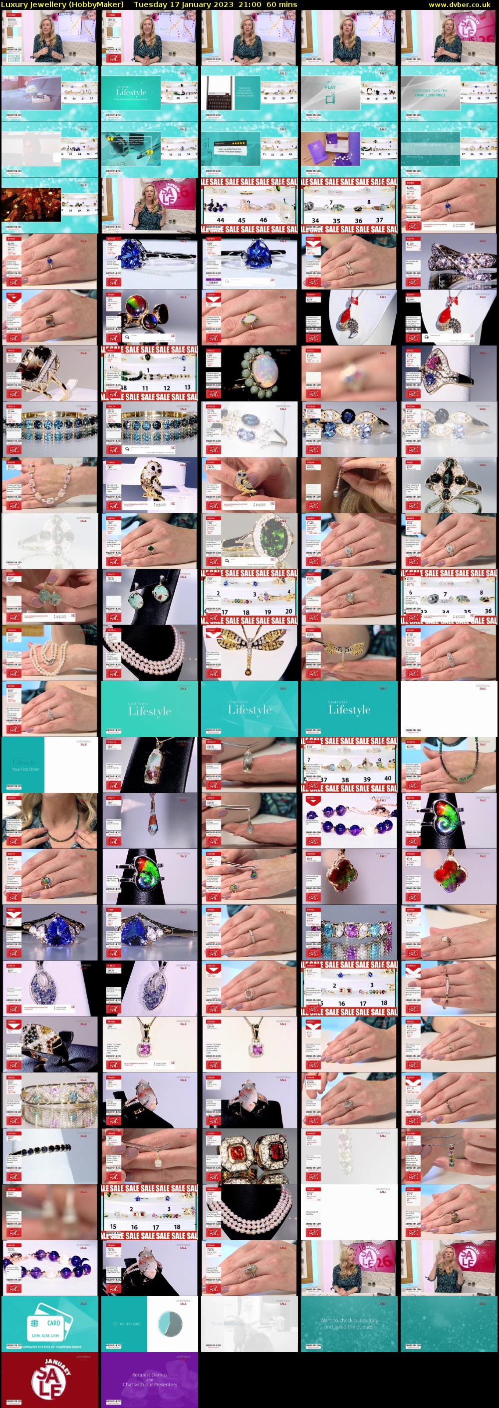 Luxury Jewellery (HobbyMaker) Tuesday 17 January 2023 21:00 - 22:00