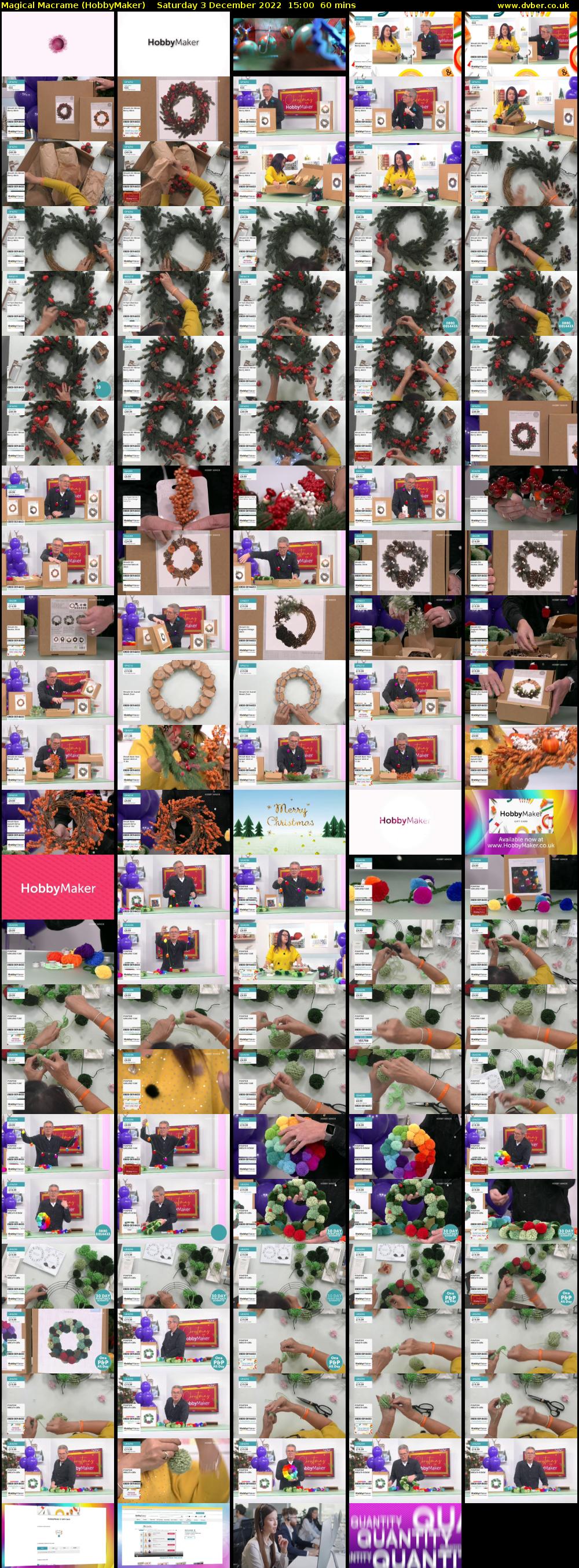 Magical Macrame (HobbyMaker) Saturday 3 December 2022 15:00 - 16:00