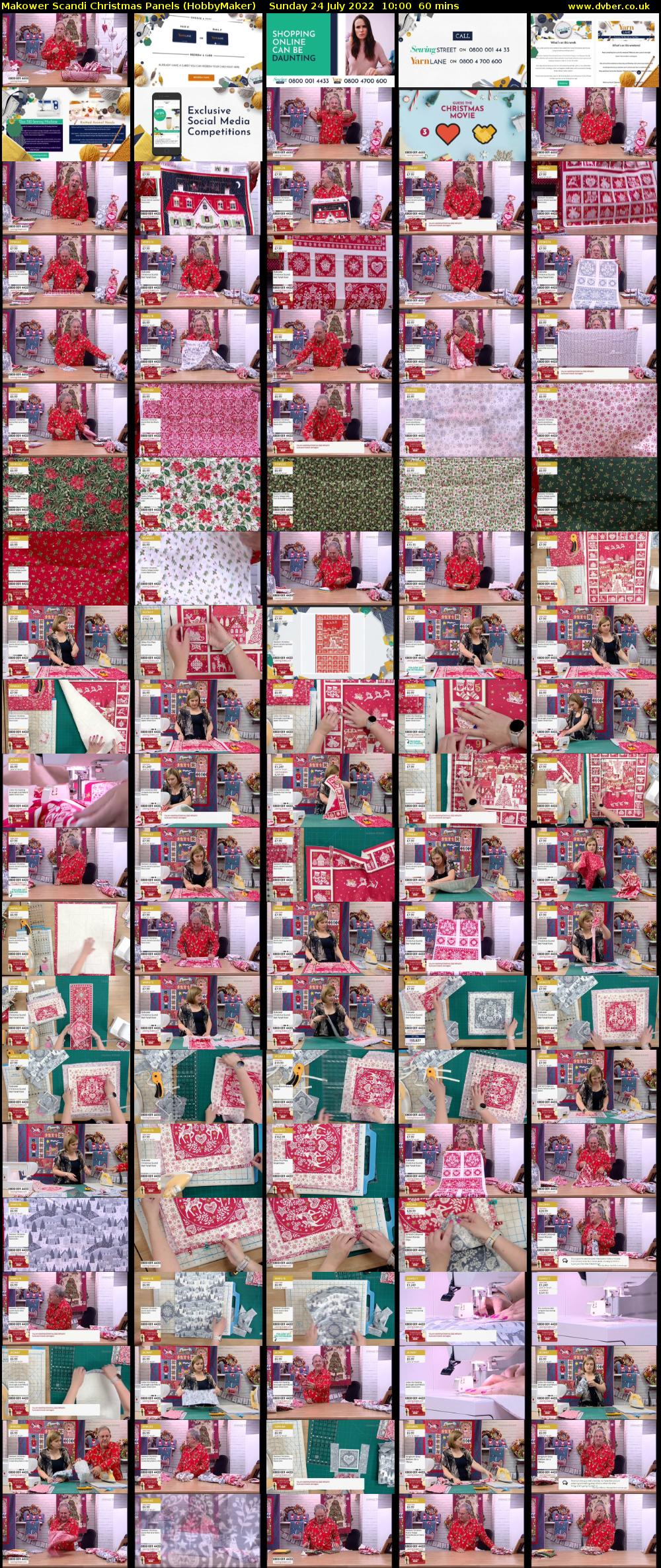 Makower Scandi Christmas Panels (HobbyMaker) Sunday 24 July 2022 10:00 - 11:00