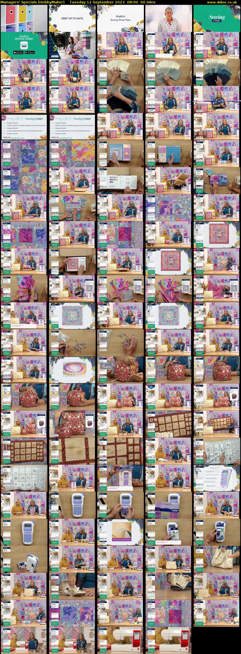 Managers' Specials (HobbyMaker) Tuesday 12 September 2023 08:00 - 09:00