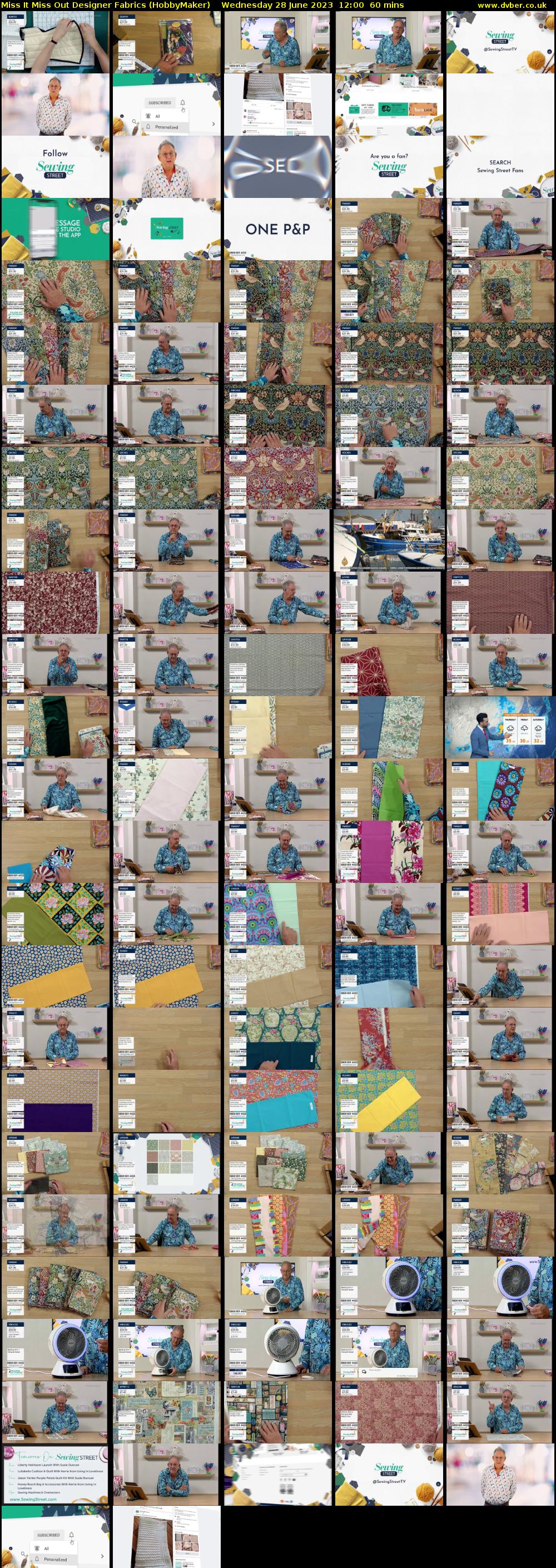 Miss It Miss Out Designer Fabrics (HobbyMaker) Wednesday 28 June 2023 12:00 - 13:00