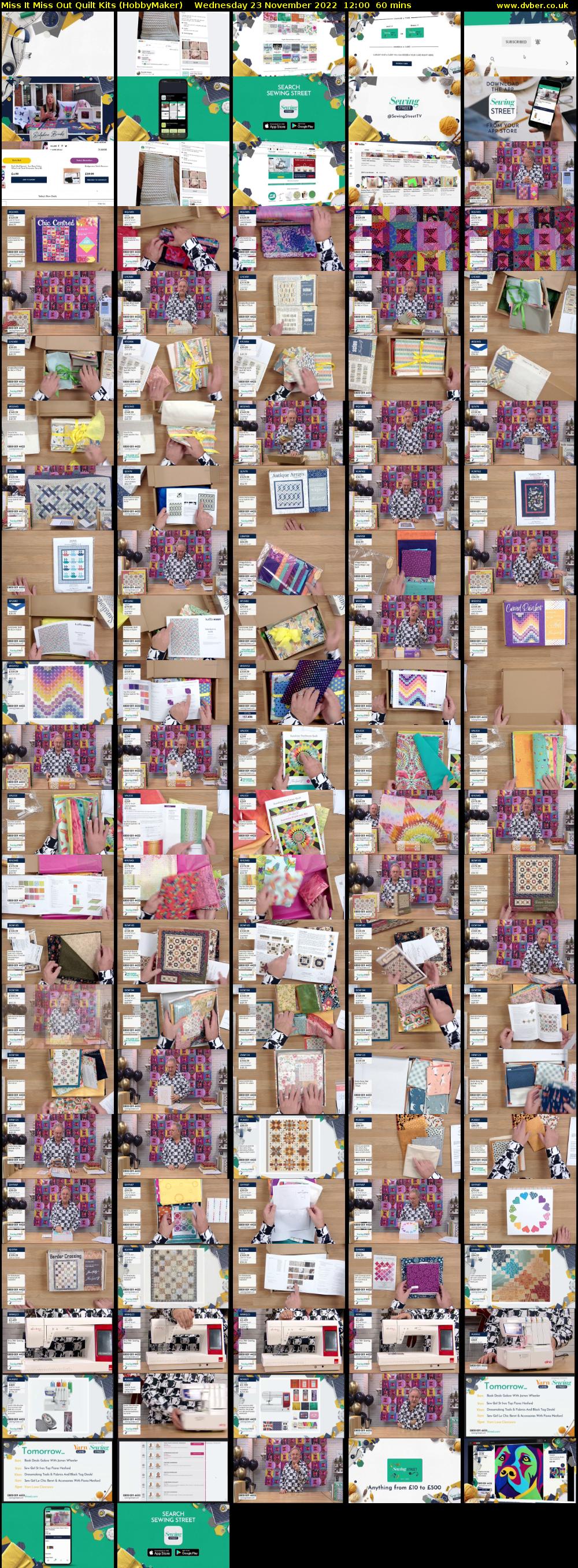 Miss It Miss Out Quilt Kits (HobbyMaker) Wednesday 23 November 2022 12:00 - 13:00