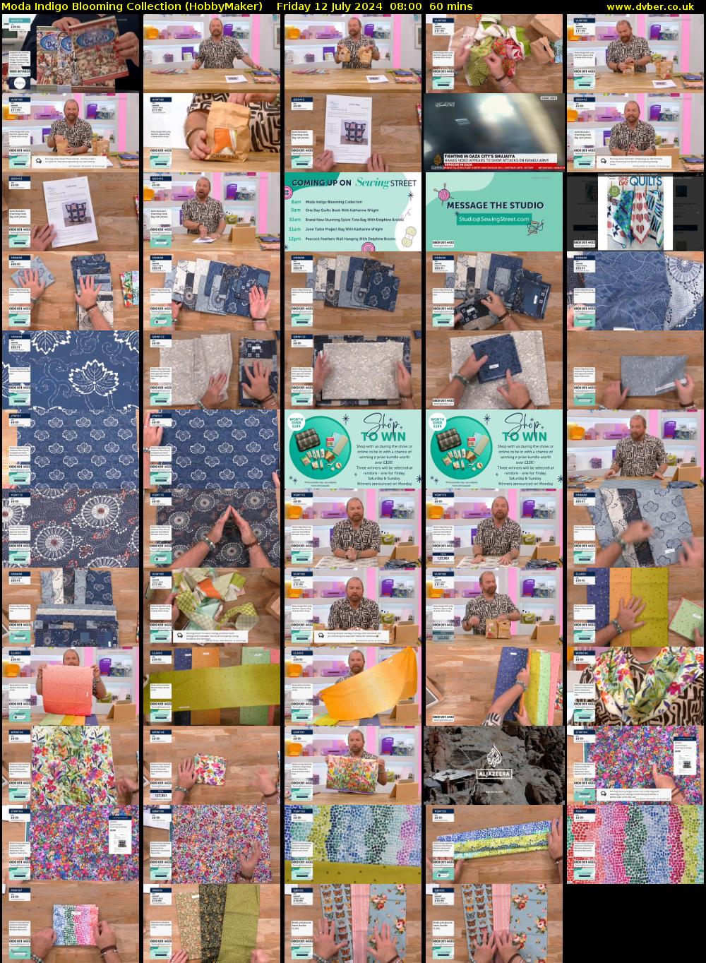 Moda Indigo Blooming Collection (HobbyMaker) Friday 12 July 2024 08:00 - 09:00