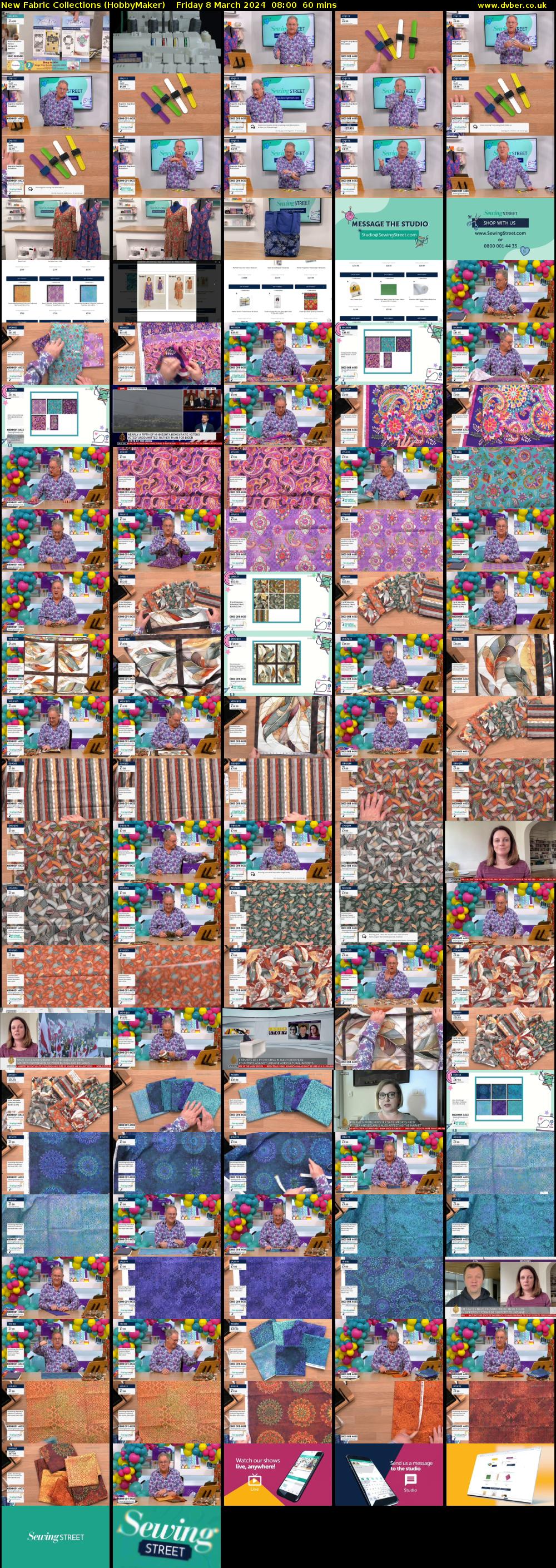 New Fabric Collections (HobbyMaker) Friday 8 March 2024 08:00 - 09:00