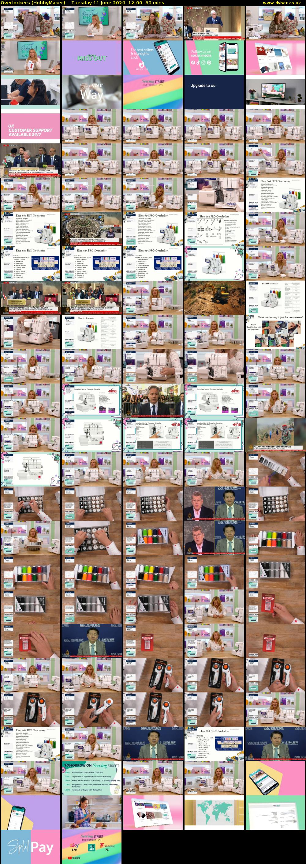 Overlockers (HobbyMaker) Tuesday 11 June 2024 12:00 - 13:00