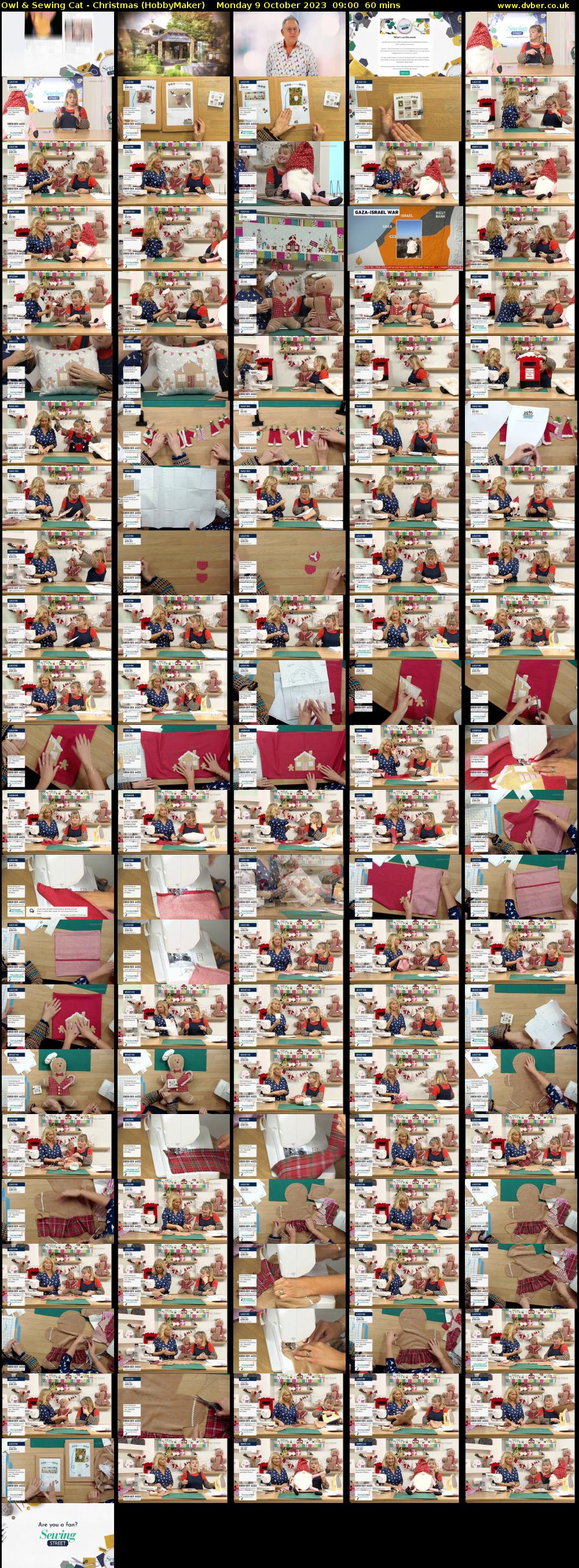 Owl & Sewing Cat - Christmas (HobbyMaker) Monday 9 October 2023 09:00 - 10:00