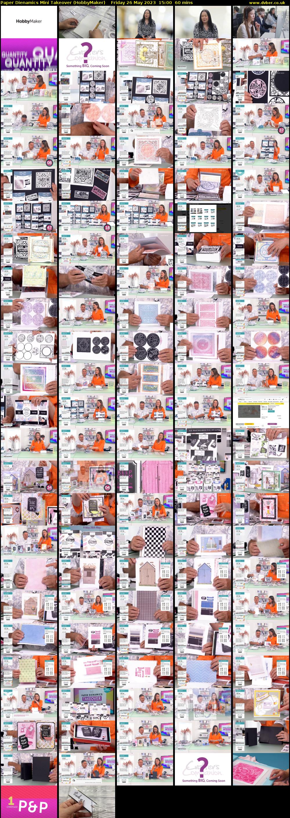 Paper Dienamics Mini Takeover (HobbyMaker) Friday 26 May 2023 15:00 - 16:00