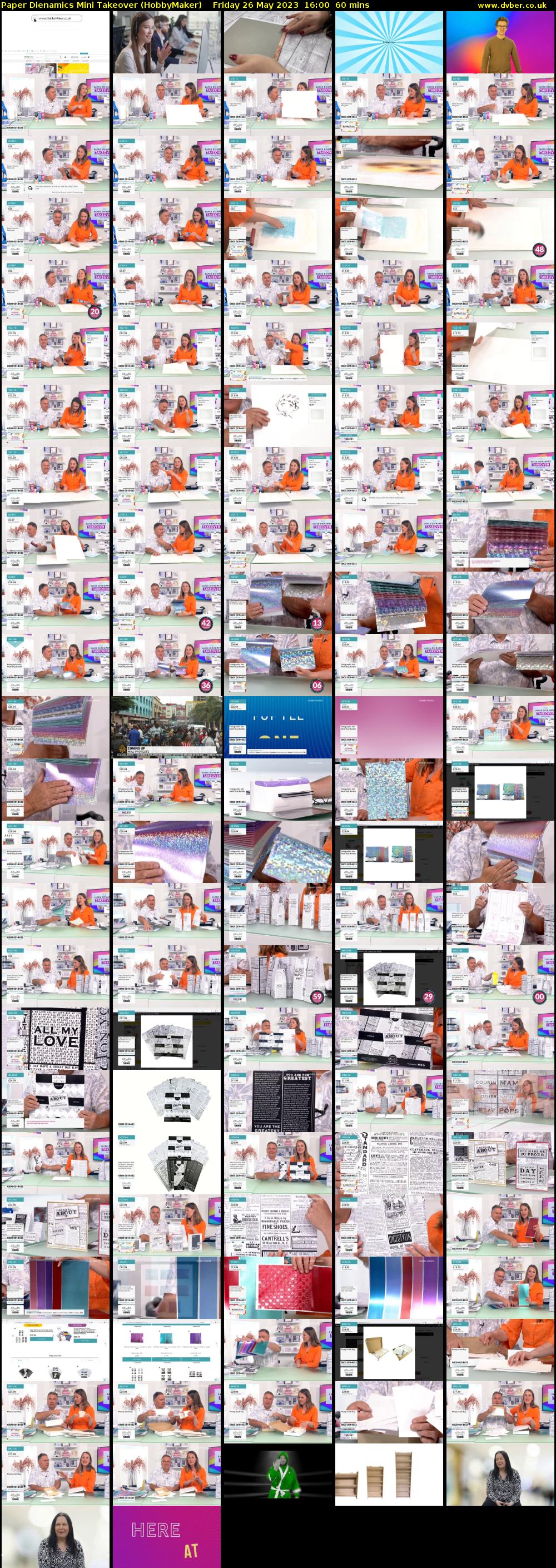 Paper Dienamics Mini Takeover (HobbyMaker) Friday 26 May 2023 16:00 - 17:00