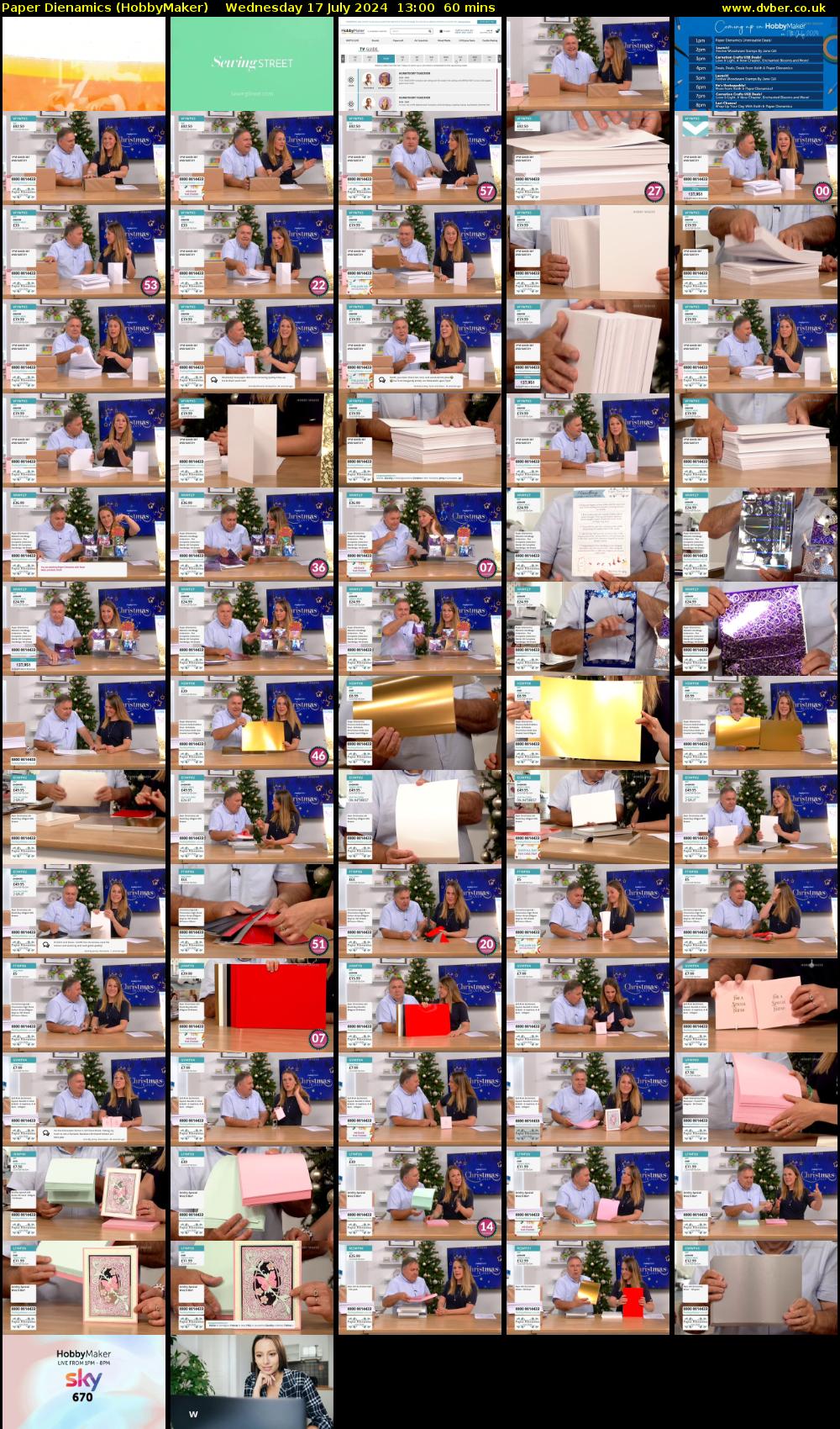 Paper Dienamics (HobbyMaker) Wednesday 17 July 2024 13:00 - 14:00