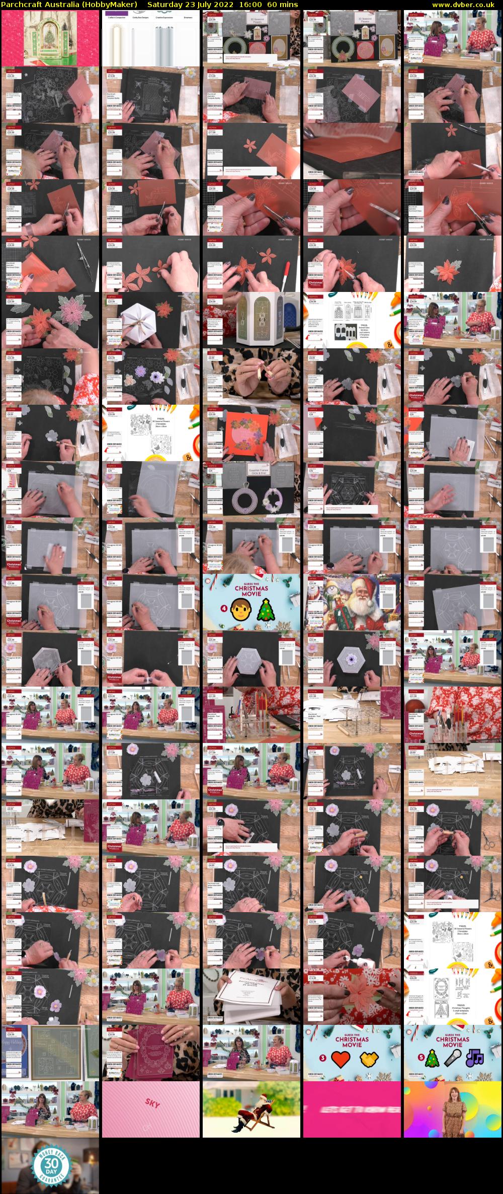 ParchCraft Australia (HobbyMaker) Saturday 23 July 2022 16:00 - 17:00