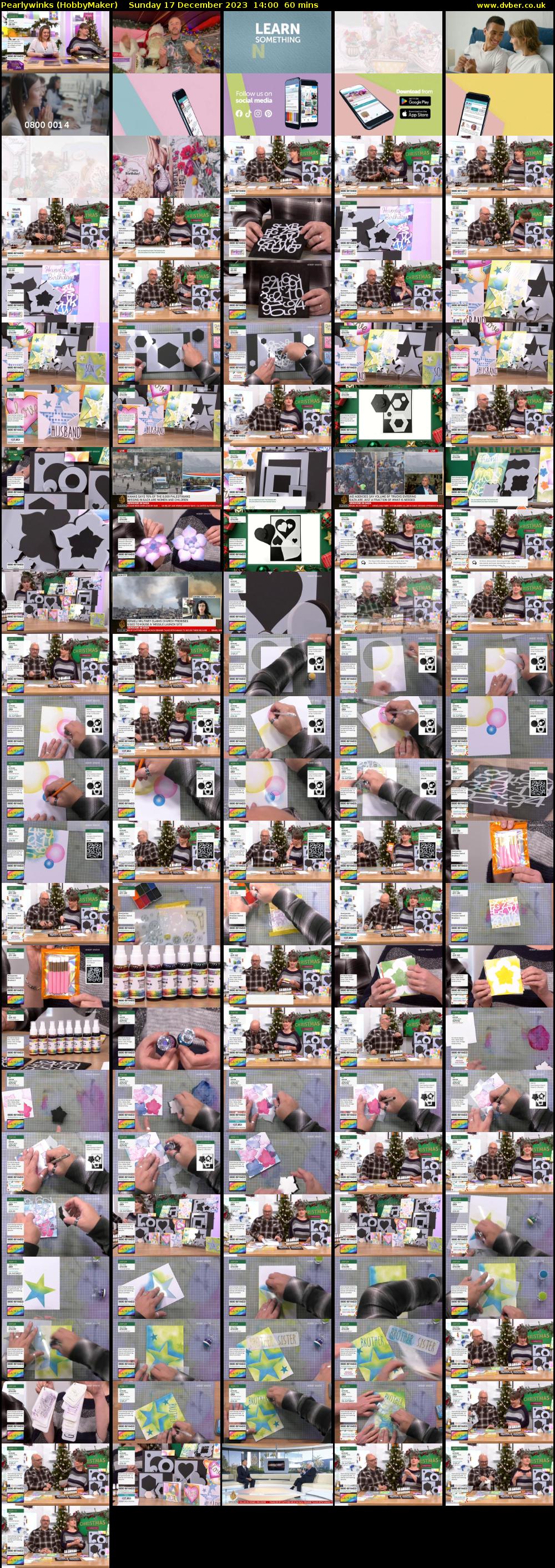 Pearlywinks (HobbyMaker) Sunday 17 December 2023 14:00 - 15:00