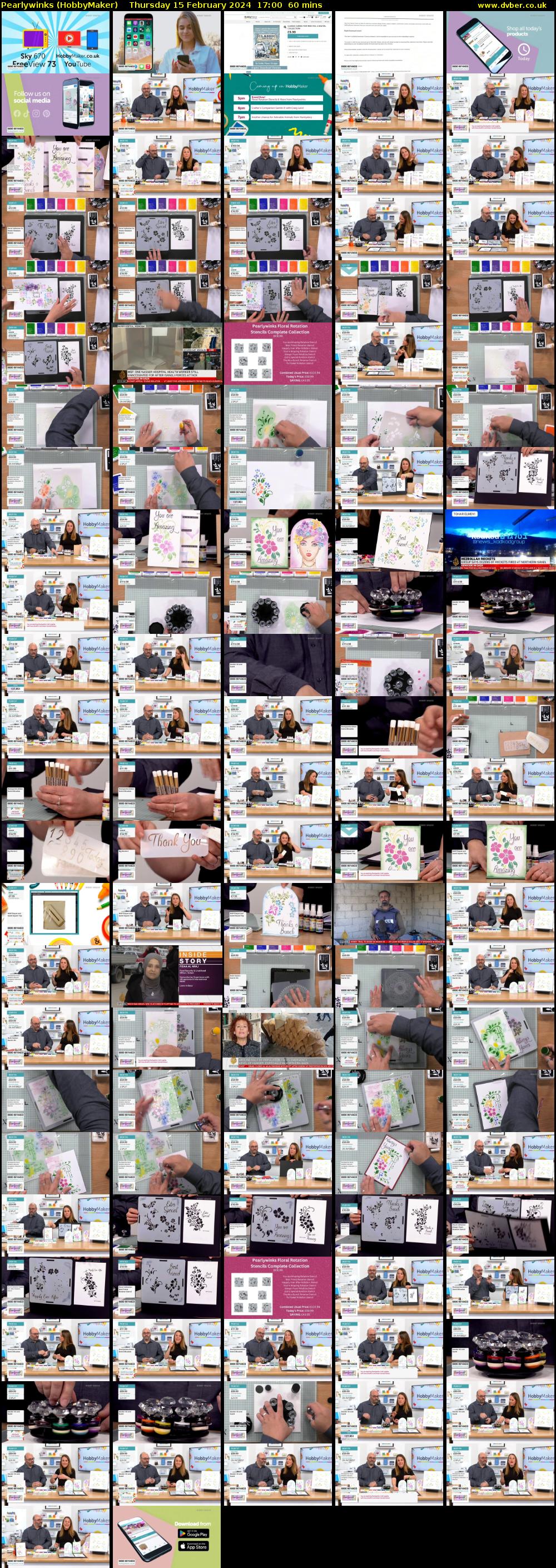 Pearlywinks (HobbyMaker) Thursday 15 February 2024 17:00 - 18:00