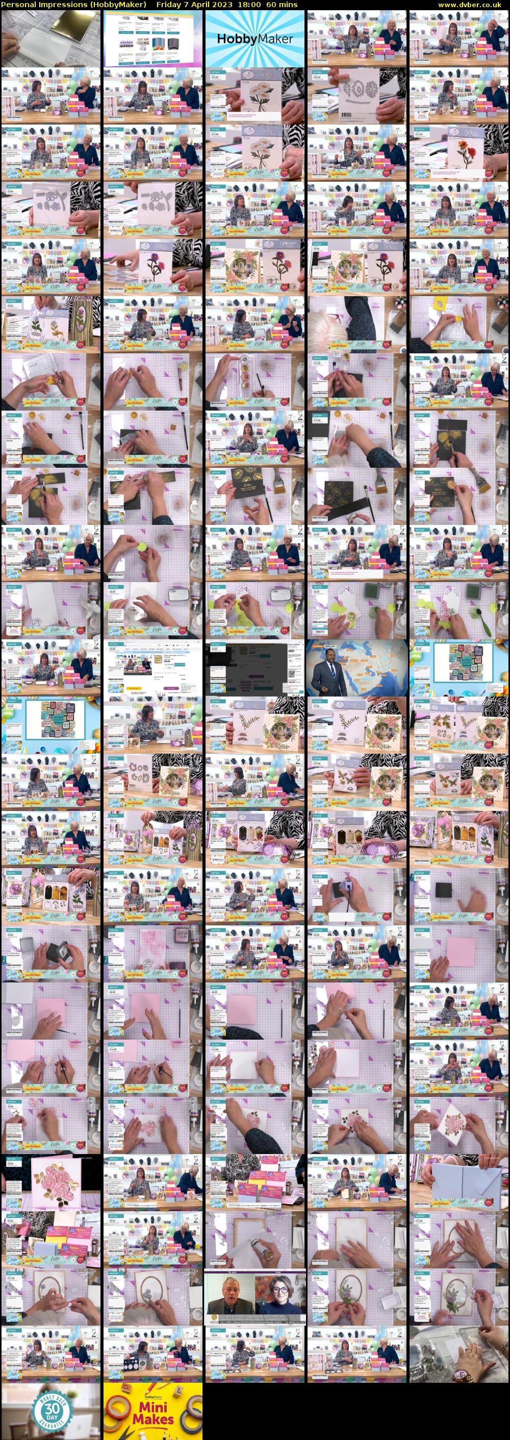 Personal Impressions (HobbyMaker) Friday 7 April 2023 18:00 - 19:00