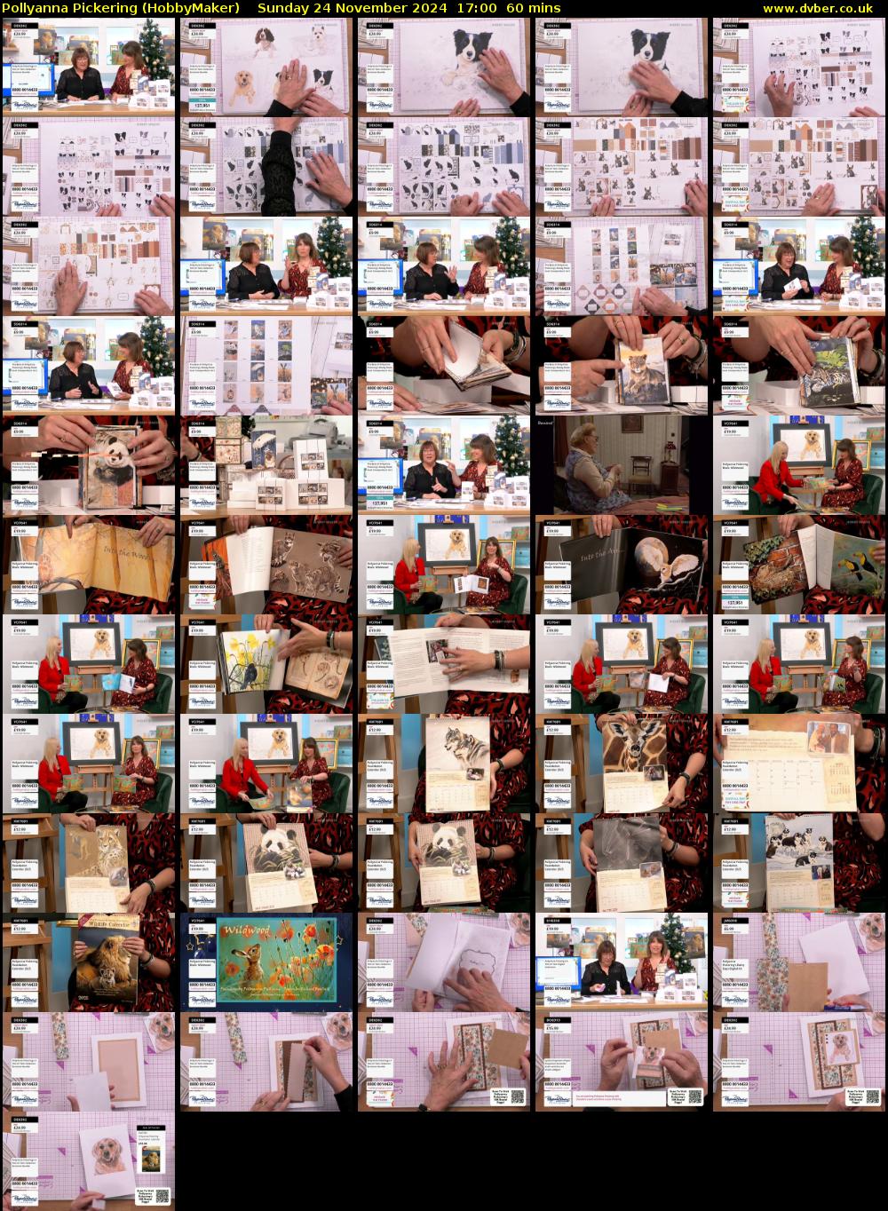 Pollyanna Pickering (HobbyMaker) Sunday 24 November 2024 17:00 - 18:00