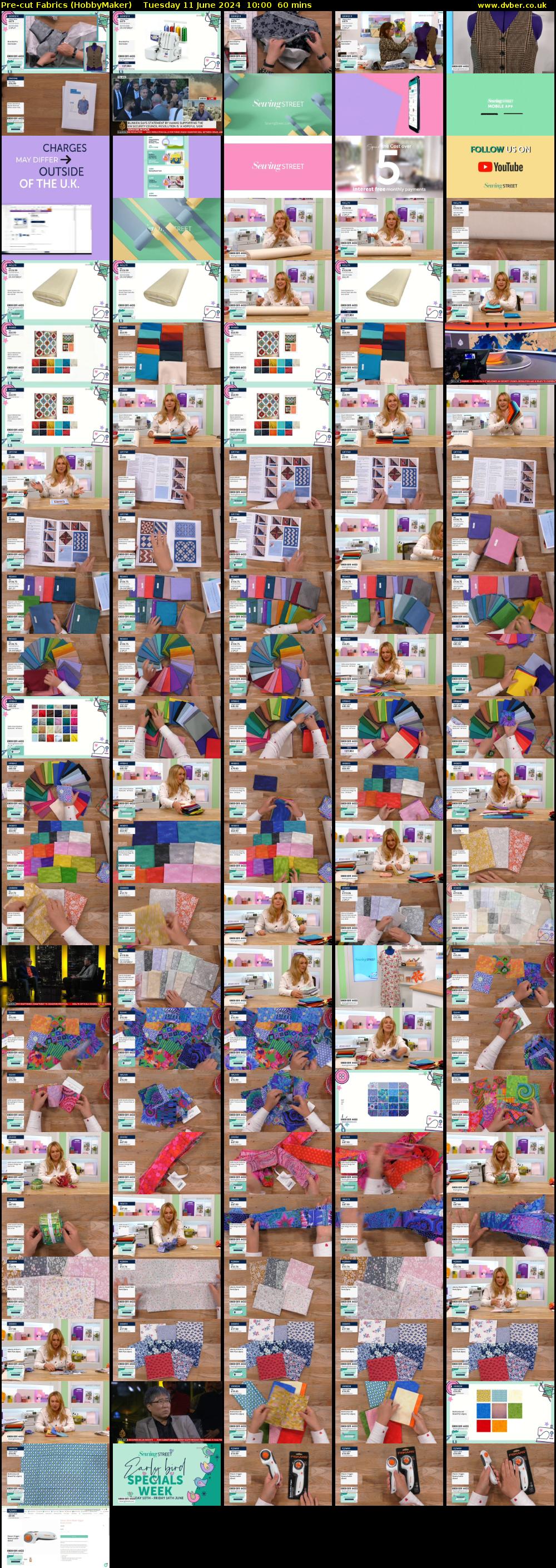 Pre-cut Fabrics (HobbyMaker) Tuesday 11 June 2024 10:00 - 11:00