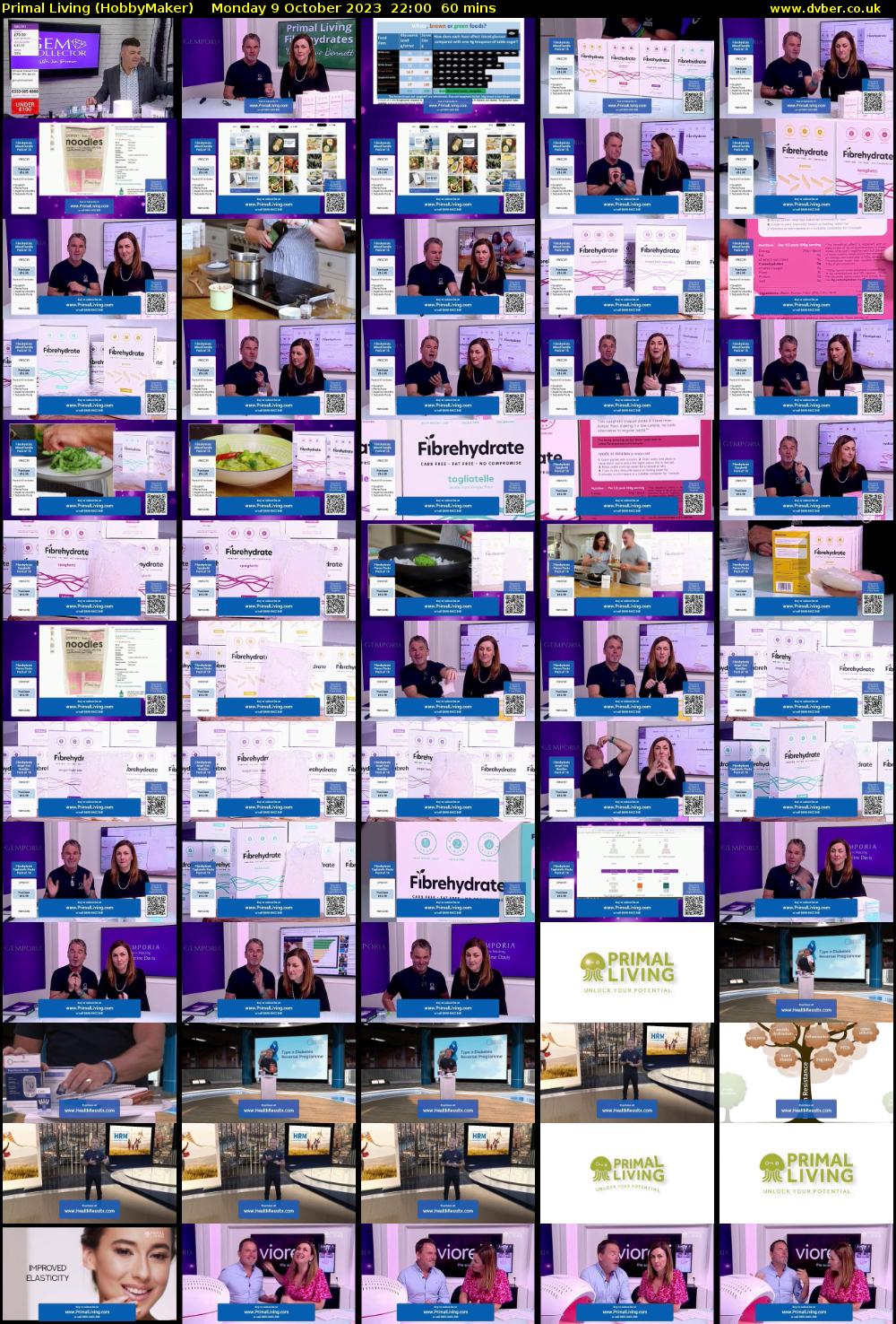 Primal Living (HobbyMaker) Monday 9 October 2023 22:00 - 23:00