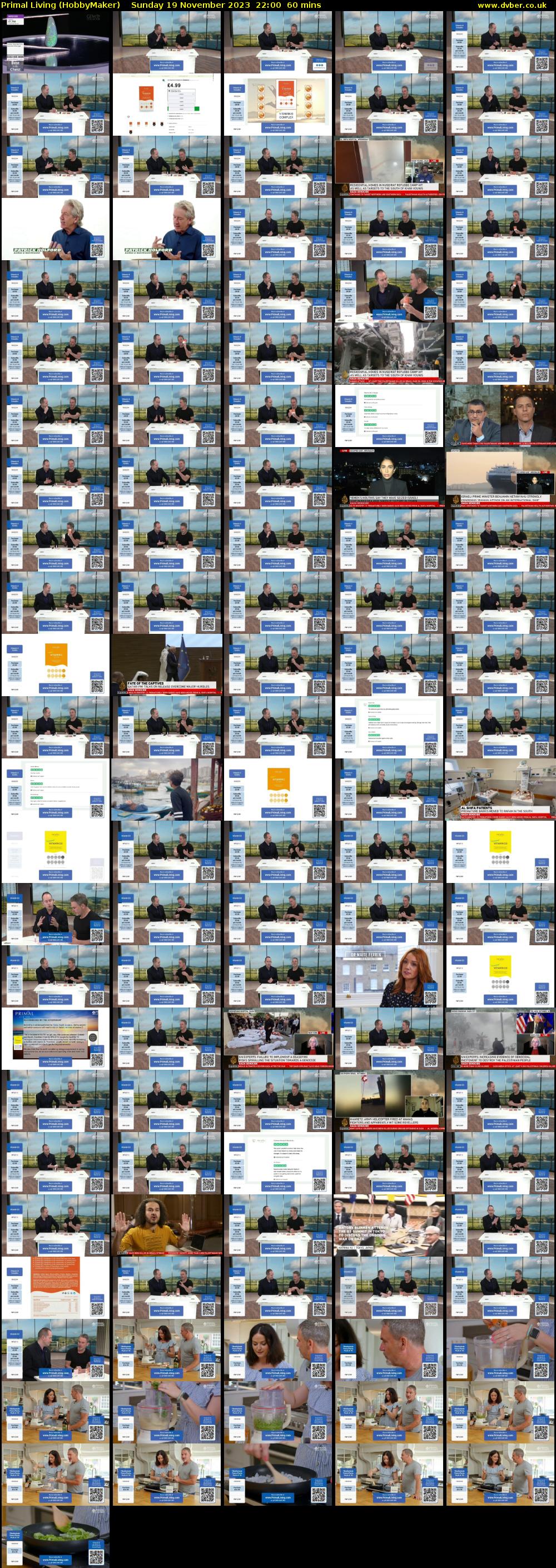 Primal Living (HobbyMaker) Sunday 19 November 2023 22:00 - 23:00