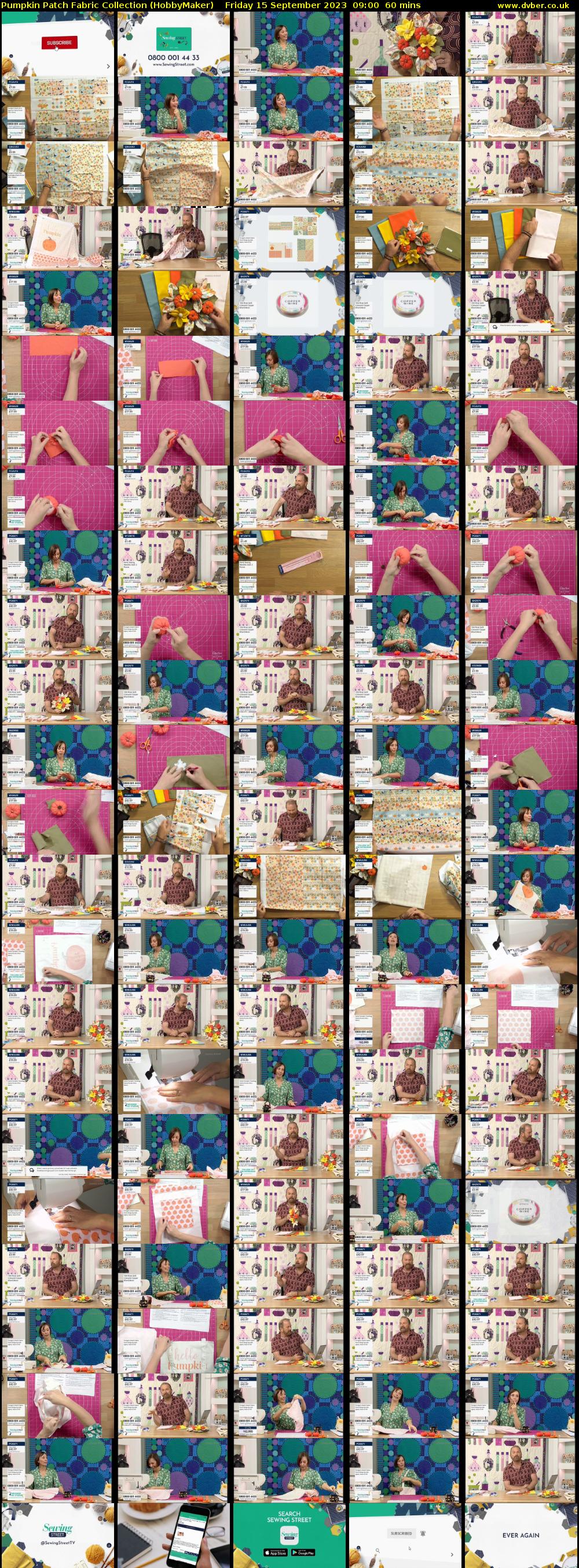 Pumpkin Patch Fabric Collection (HobbyMaker) Friday 15 September 2023 09:00 - 10:00