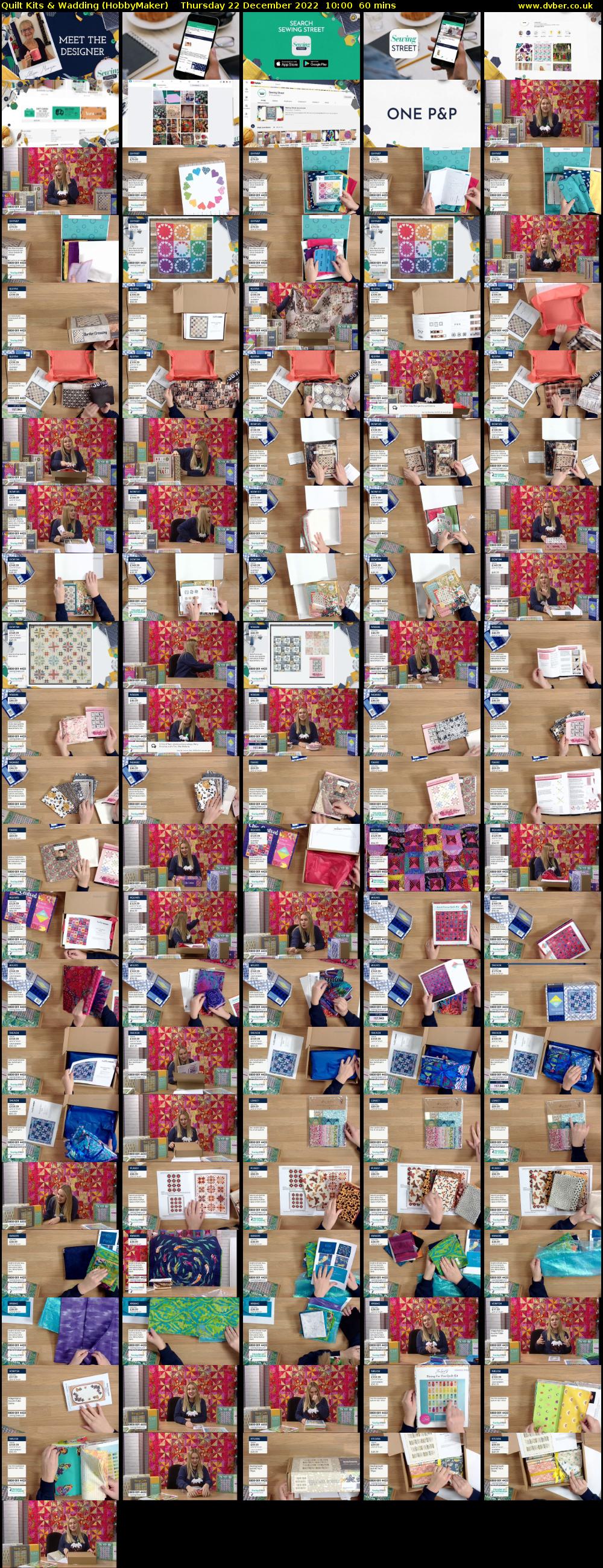 Quilt Kits & Wadding (HobbyMaker) Thursday 22 December 2022 10:00 - 11:00