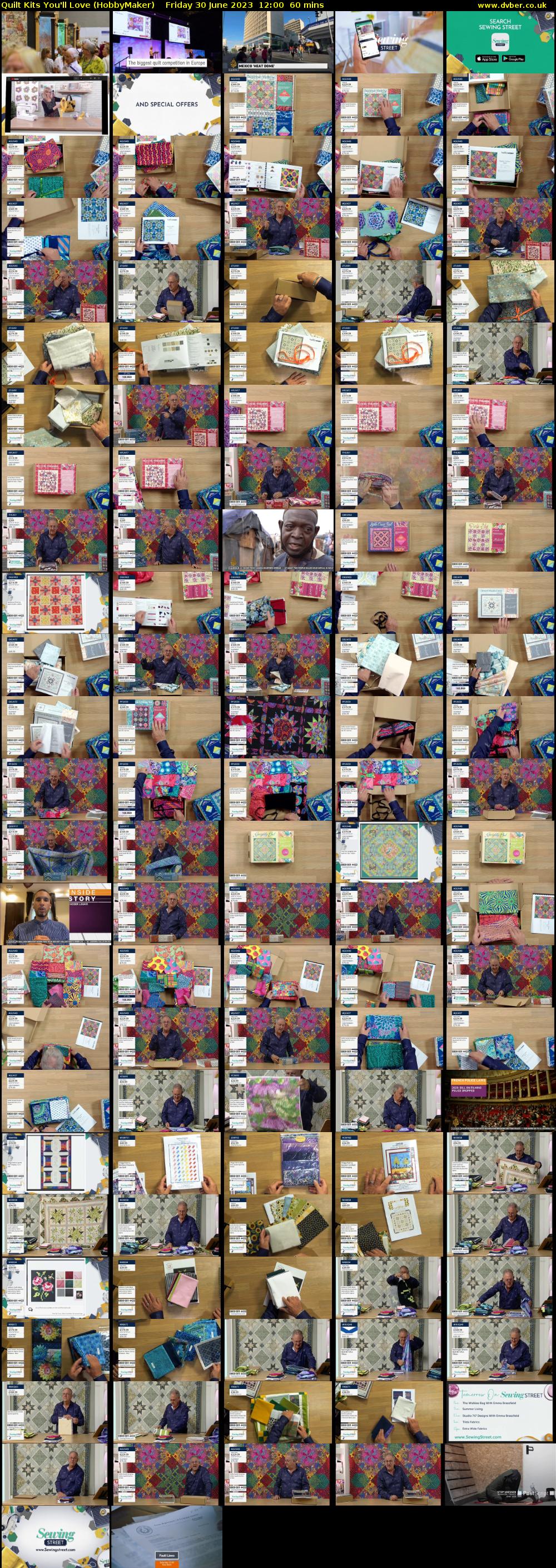 Quilt Kits You'll Love (HobbyMaker) Friday 30 June 2023 12:00 - 13:00