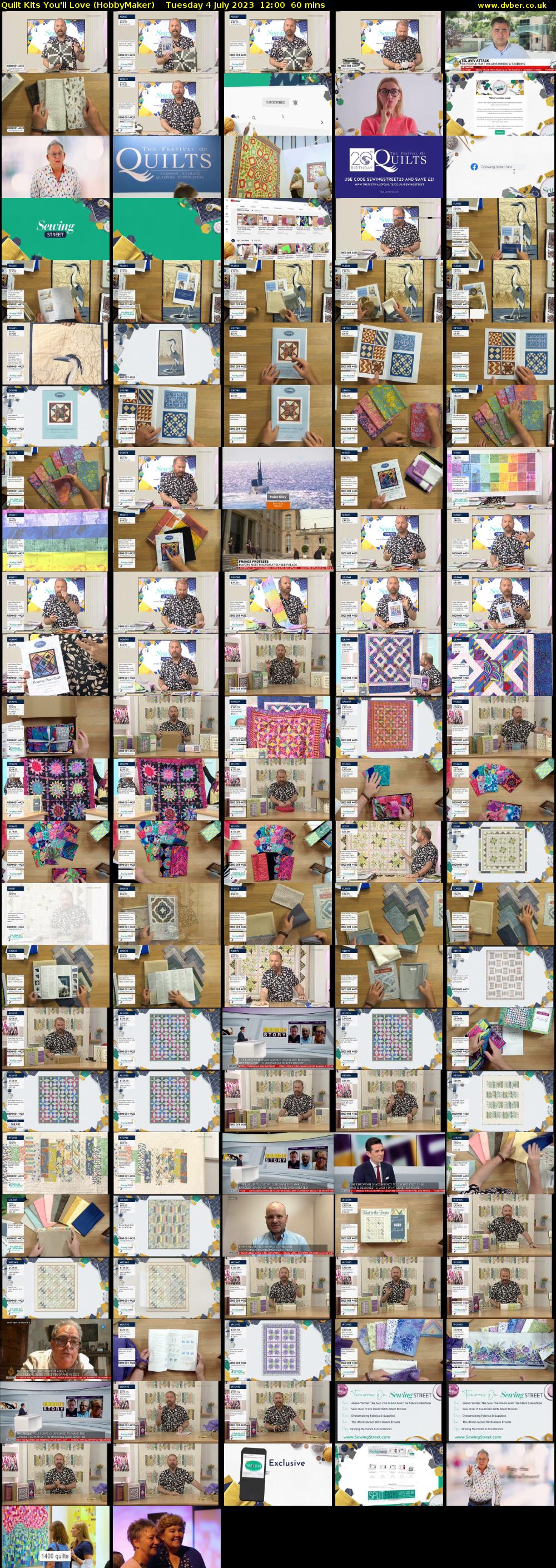Quilt Kits You'll Love (HobbyMaker) Tuesday 4 July 2023 12:00 - 13:00