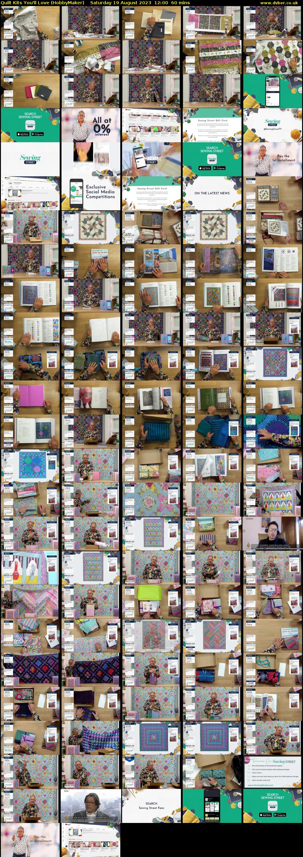 Quilt Kits You'll Love (HobbyMaker) Saturday 19 August 2023 12:00 - 13:00