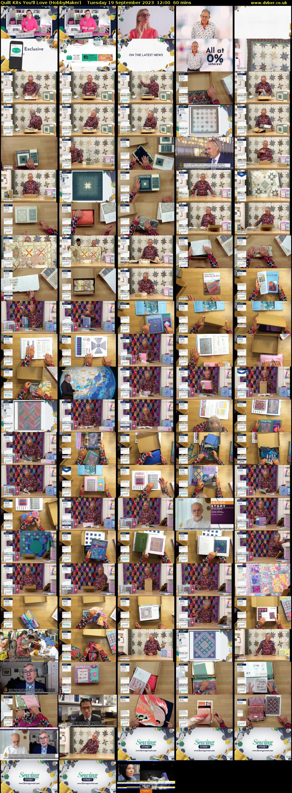 Quilt Kits You'll Love (HobbyMaker) Tuesday 19 September 2023 12:00 - 13:00
