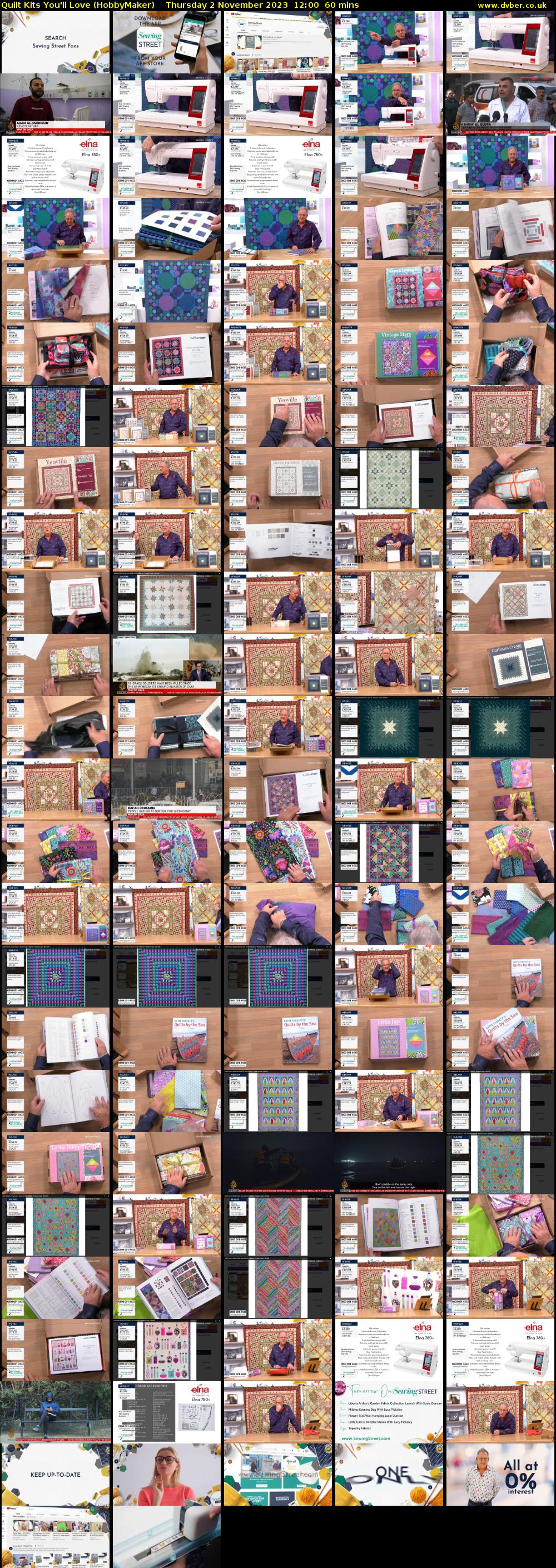 Quilt Kits You'll Love (HobbyMaker) Thursday 2 November 2023 12:00 - 13:00