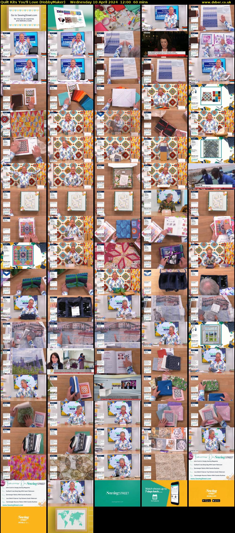 Quilt Kits You'll Love (HobbyMaker) Wednesday 10 April 2024 12:00 - 13:00