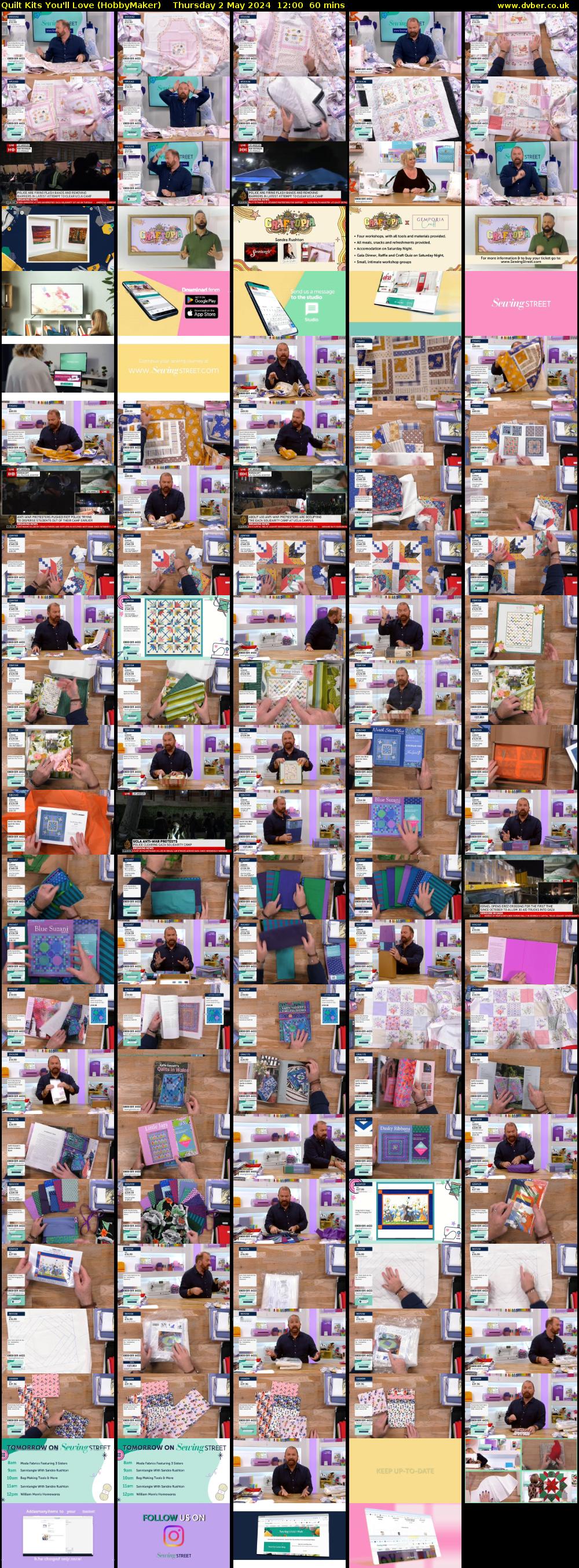Quilt Kits You'll Love (HobbyMaker) Thursday 2 May 2024 12:00 - 13:00
