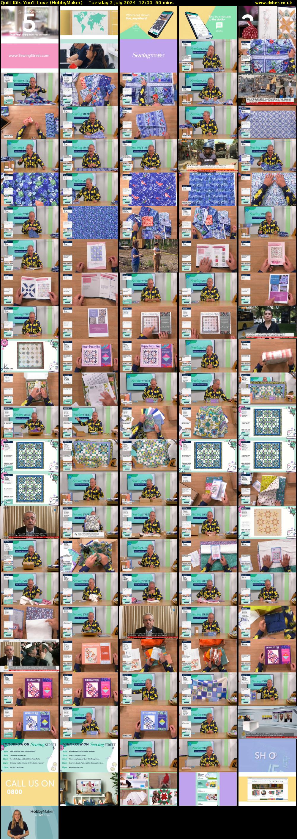 Quilt Kits You'll Love (HobbyMaker) Tuesday 2 July 2024 12:00 - 13:00