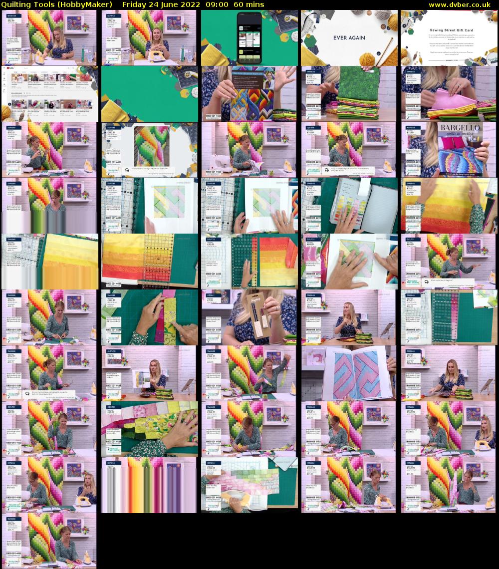 Quilting Tools (HobbyMaker) Friday 24 June 2022 09:00 - 10:00