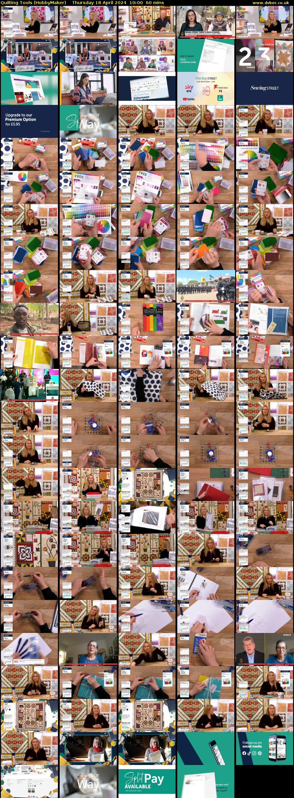Quilting Tools (HobbyMaker) Thursday 18 April 2024 10:00 - 11:00