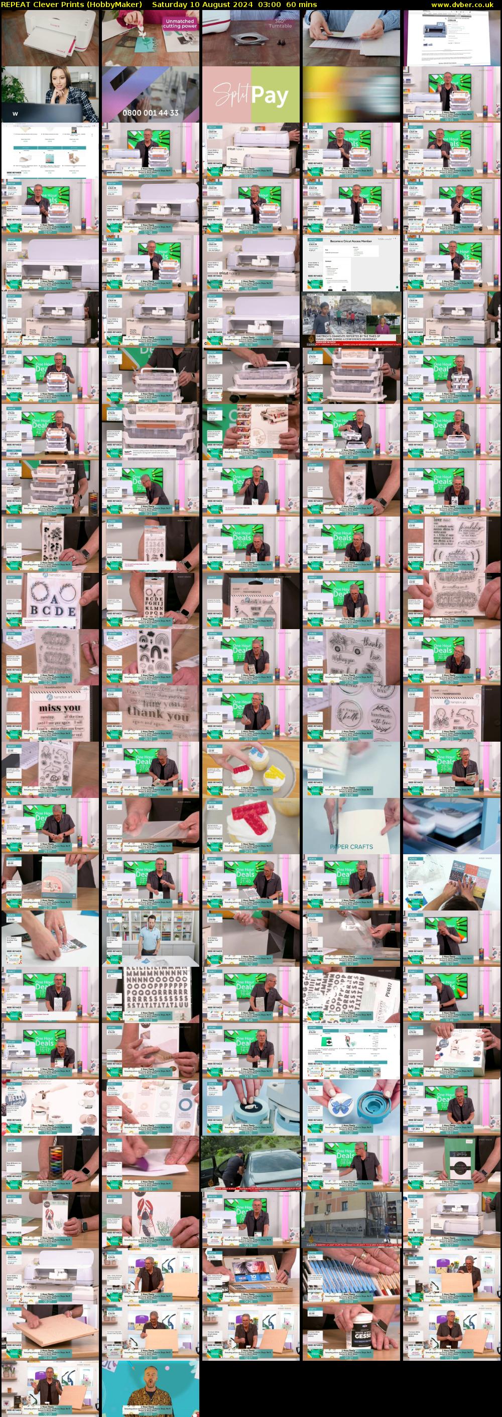REPEAT Clever Prints (HobbyMaker) Saturday 10 August 2024 03:00 - 04:00
