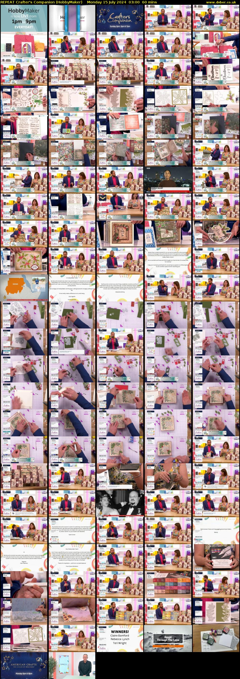 REPEAT Crafter's Companion (HobbyMaker) Monday 15 July 2024 03:00 - 04:00