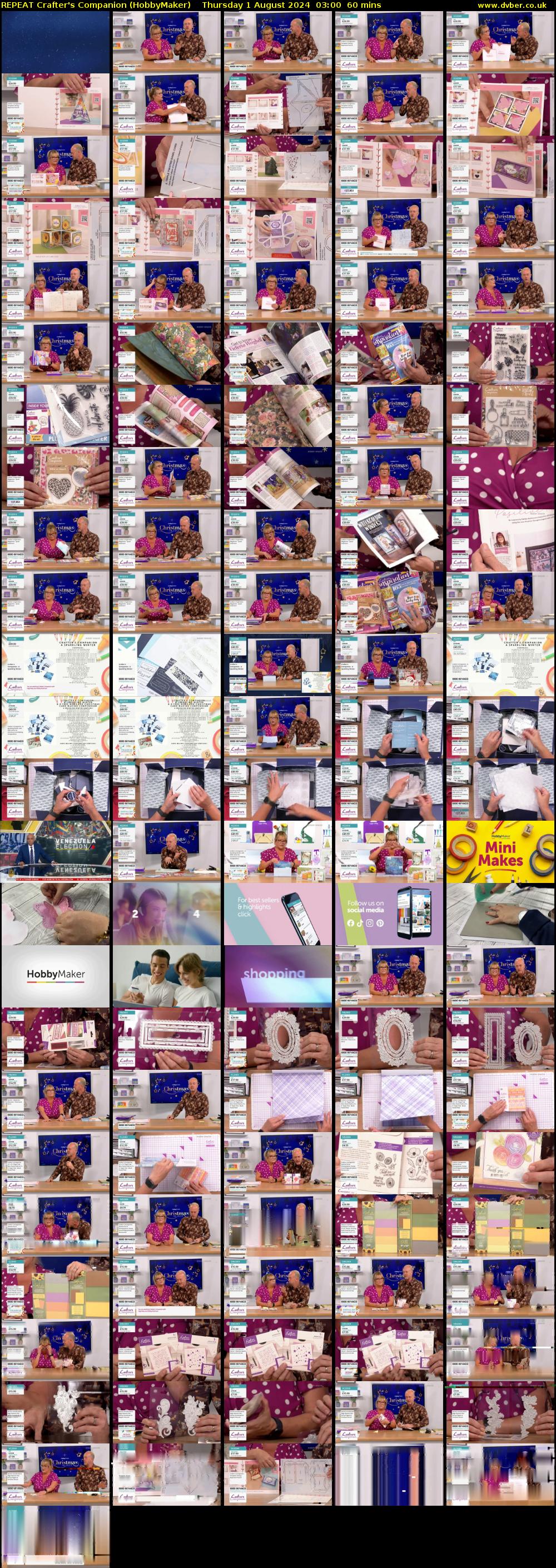 REPEAT Crafter's Companion (HobbyMaker) Thursday 1 August 2024 03:00 - 04:00