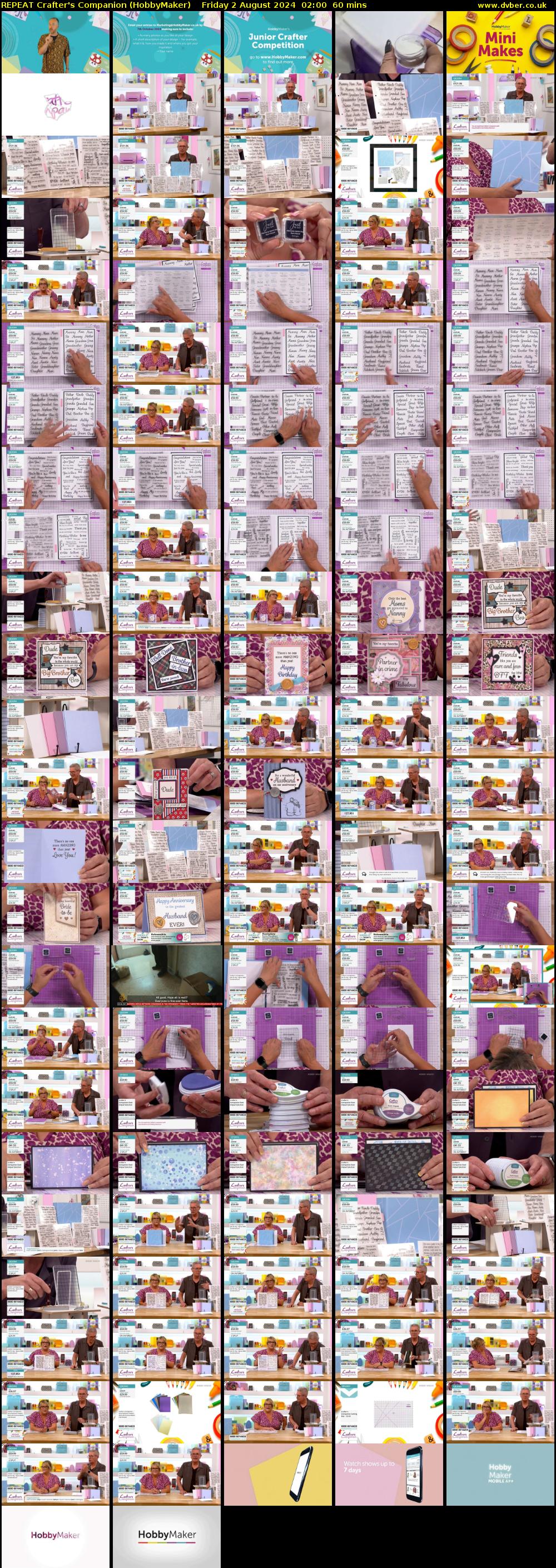 REPEAT Crafter's Companion (HobbyMaker) Friday 2 August 2024 02:00 - 03:00