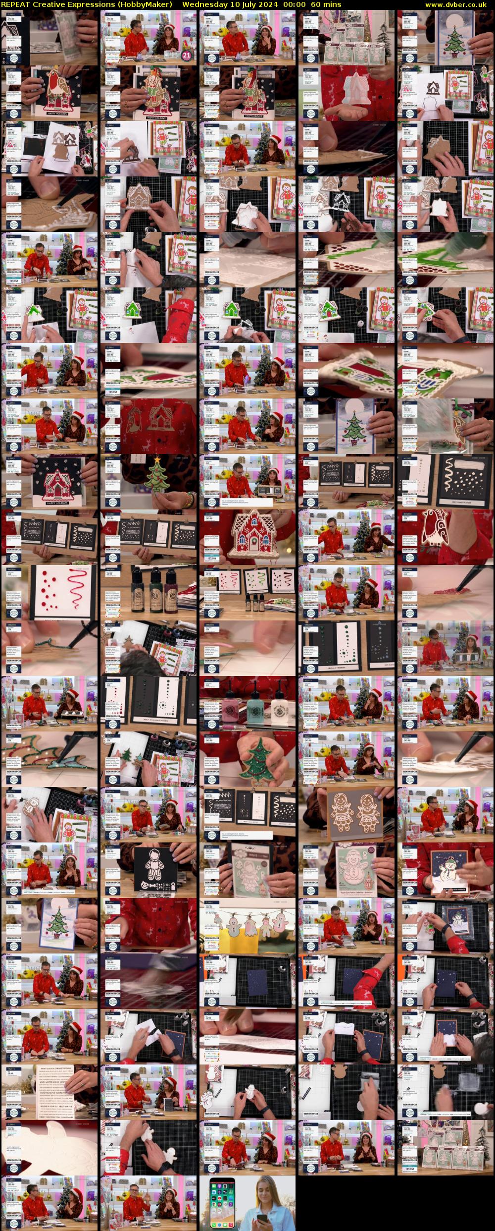 REPEAT Creative Expressions (HobbyMaker) Wednesday 10 July 2024 00:00 - 01:00