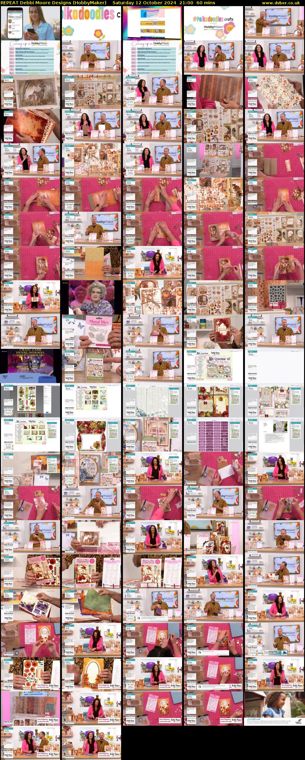 REPEAT Debbi Moore Designs (HobbyMaker) Saturday 12 October 2024 21:00 - 22:00