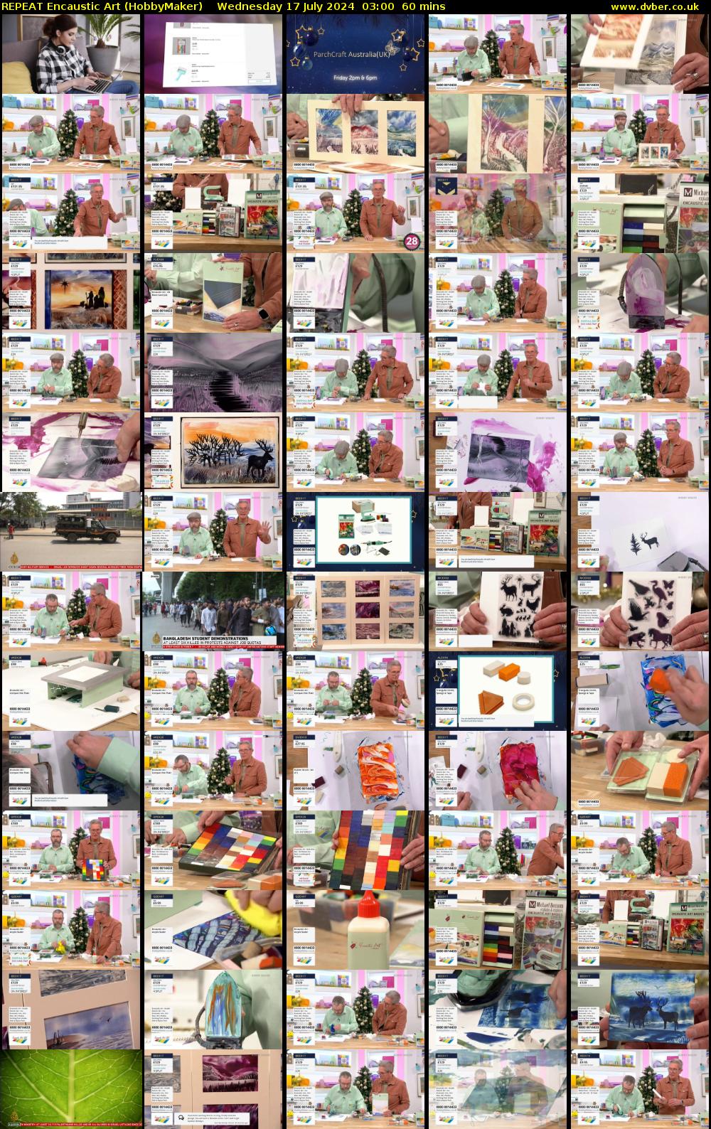 REPEAT Encaustic Art (HobbyMaker) Wednesday 17 July 2024 03:00 - 04:00